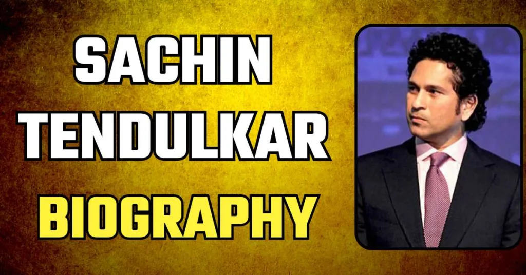 Sachin Tendulkar biography new